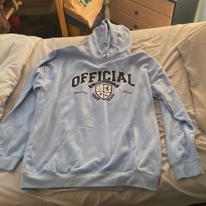 Oversized Baby Blue Hoodie